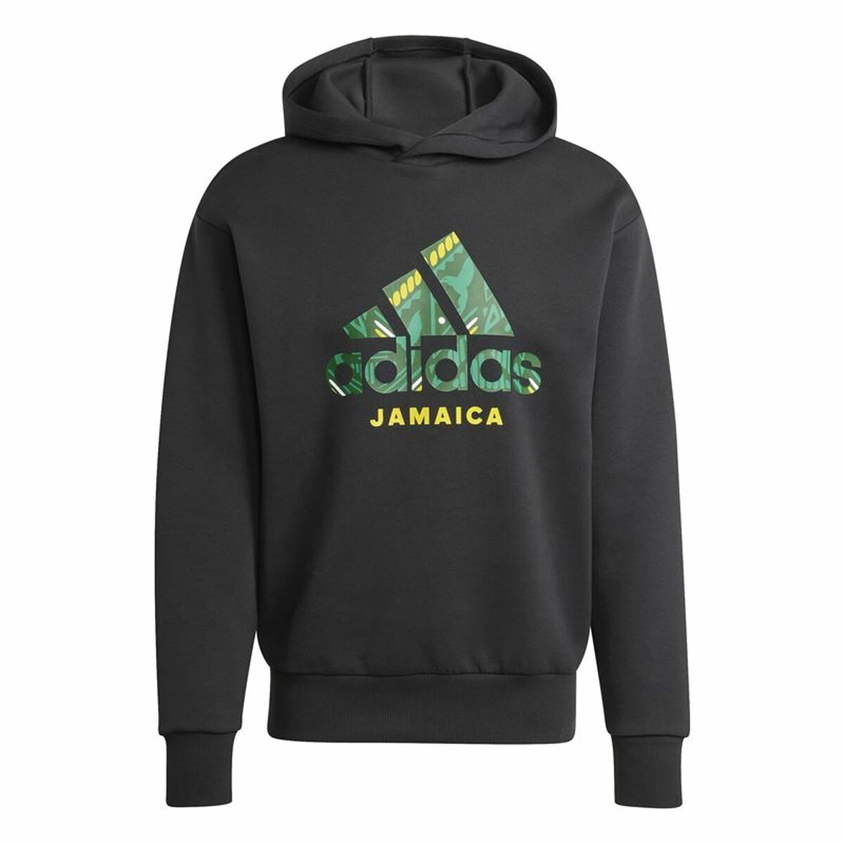 Men’s Hoodie Adidas Jamaica Seasonal Doubleknit Black