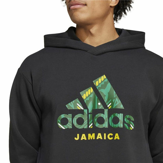 Men’s Hoodie Adidas Jamaica Seasonal Doubleknit Black